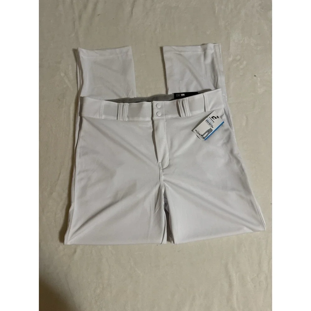 NWT CHAMPRO Triple Crown 2.0 Open Bottom Baseball Pants White ~ Size L